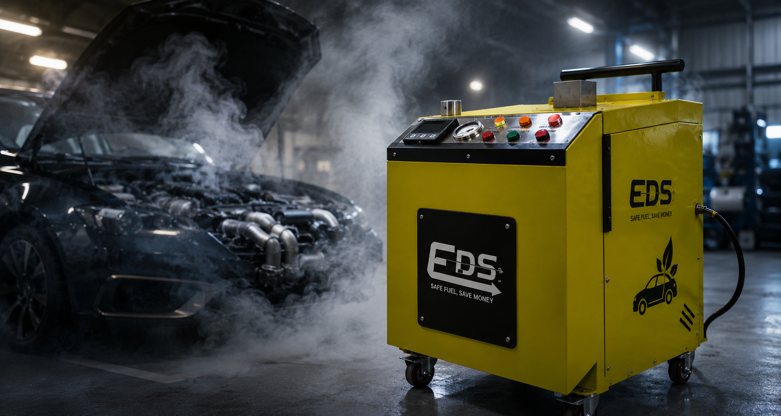 Advanced EDS Wagon Carbon Cleaning Machine Equipment