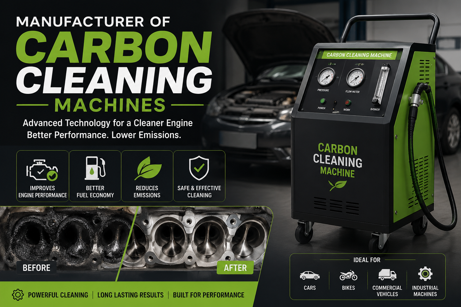 Manufacturing of Carbon Cleaning Machines