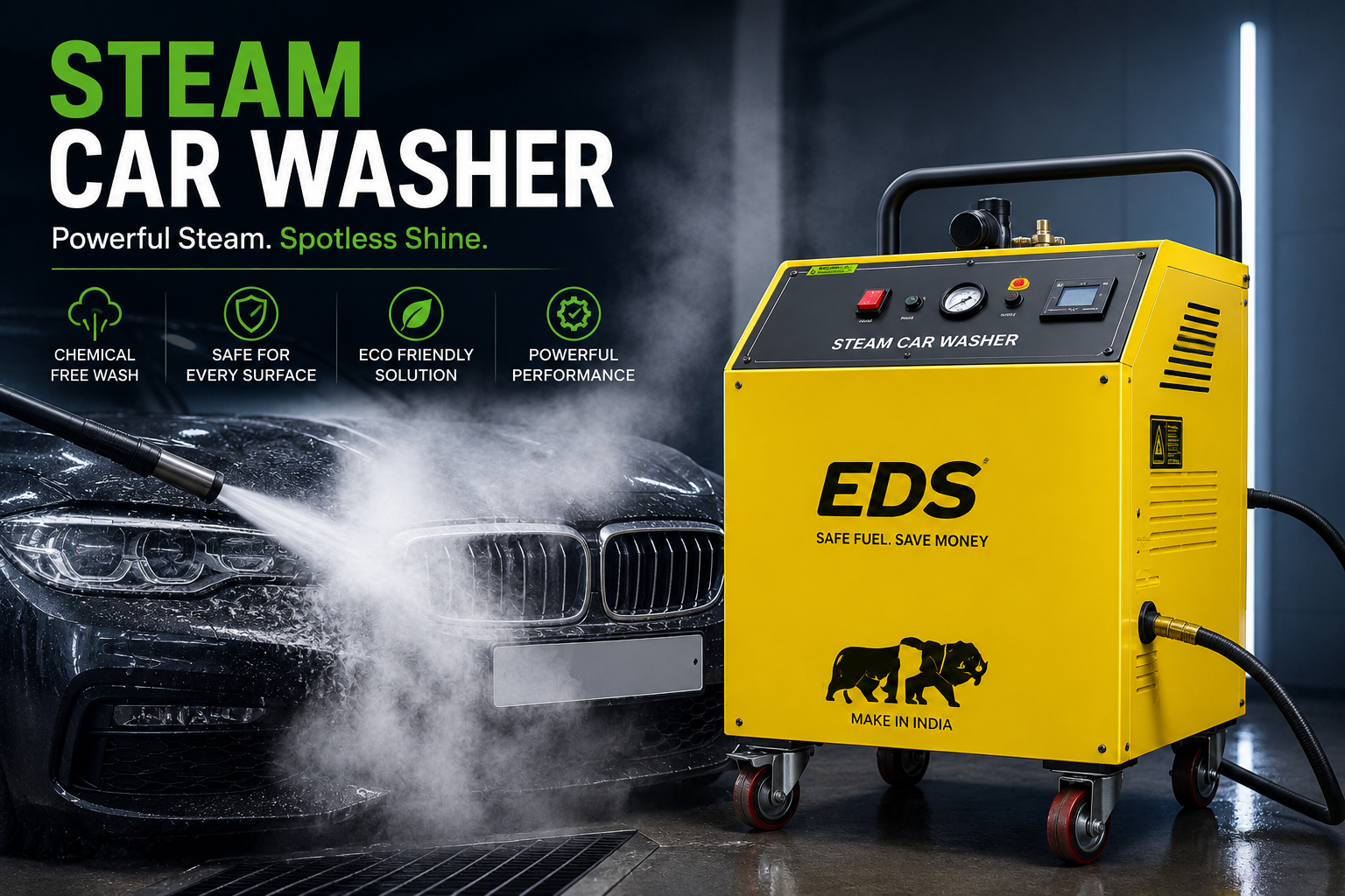 Eco-friendly High Pressure Steam Car Washer